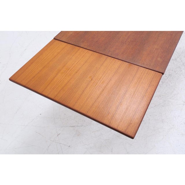 Mid-Century Teak Extendable Kitchen Table, 1960s For Sale - Image 11 of 17