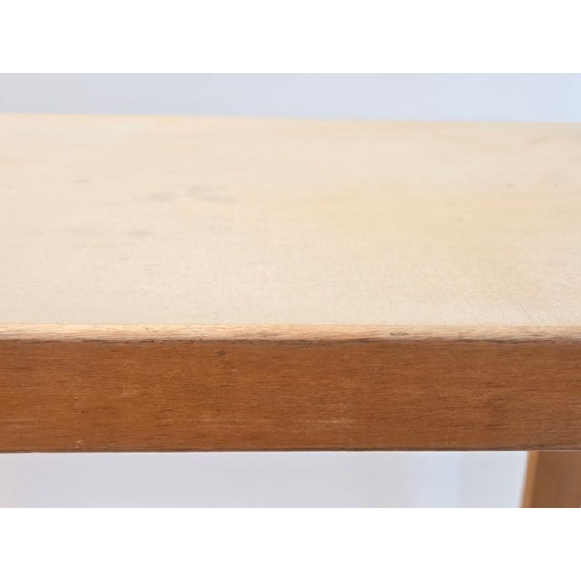 Cream Vintage Table by Alvar Aalto for Artek, 1950s For Sale - Image 8 of 17