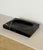 1970s Monumental Black Marble Stone Rectangular Catchall Tray For Sale - Image 4 of 10