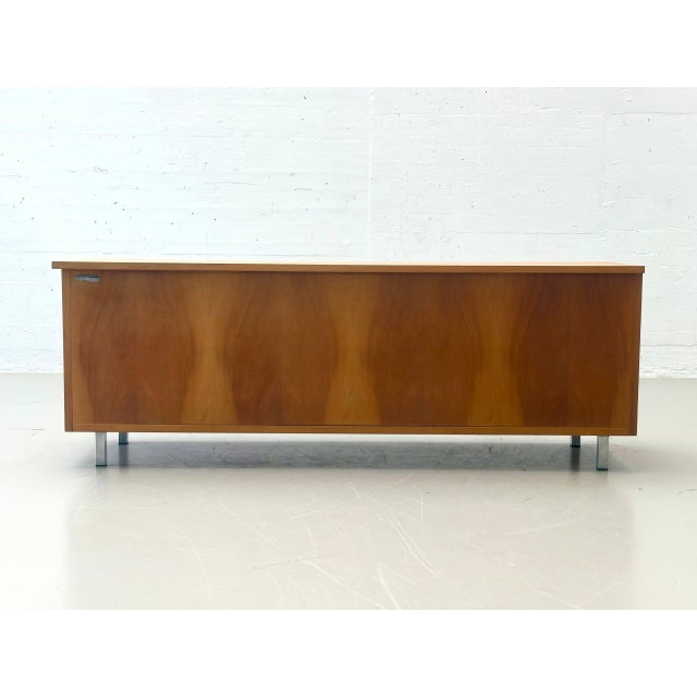 Mid-Century Swiss Sliding Door Sideboard by Wohnbedarf AG Basel, 1950s For Sale - Image 6 of 12