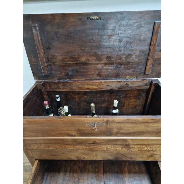 Antique Sideboard in Walnut For Sale - Image 11 of 18