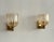 1960s 1960s Italian Murano Glass & Brass Art Deco Sconces - Pair For Sale - Image 5 of 7