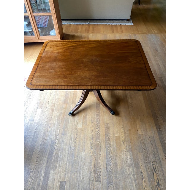 American Antique American Mahogany Sheraton Tilt-Top Breakfast Table - Priced to Sell For Sale - Image 3 of 6