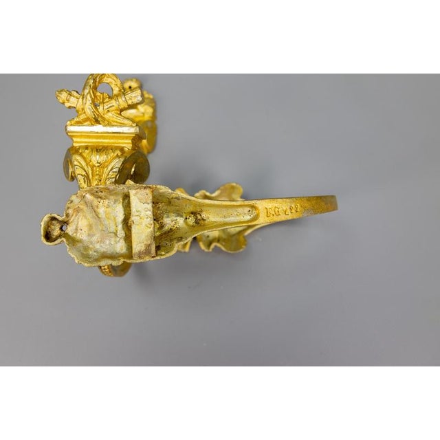 Late 19th Century Empire Revival French Gilt Bronze Curtain Tiebacks, 1890s, Set of 2 For Sale - Image 16 of 18