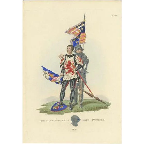 Samuel Rush Meyrick, Sir John Cornwall Lord Fanhope, 1842, Print For Sale