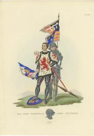Samuel Rush Meyrick, Sir John Cornwall Lord Fanhope, 1842, Print