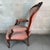 Antique Louis XV Armchair, Upholstered Fabric, Carved Wood, 20th Century For Sale - Image 4 of 11