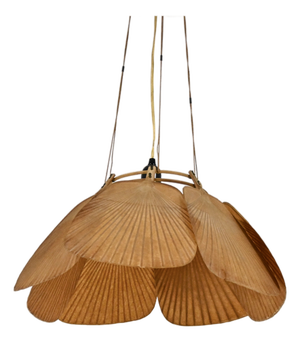 Shichi Uchiwa Hanging Lamp by Ingo Maurer for Design M, 1970s
