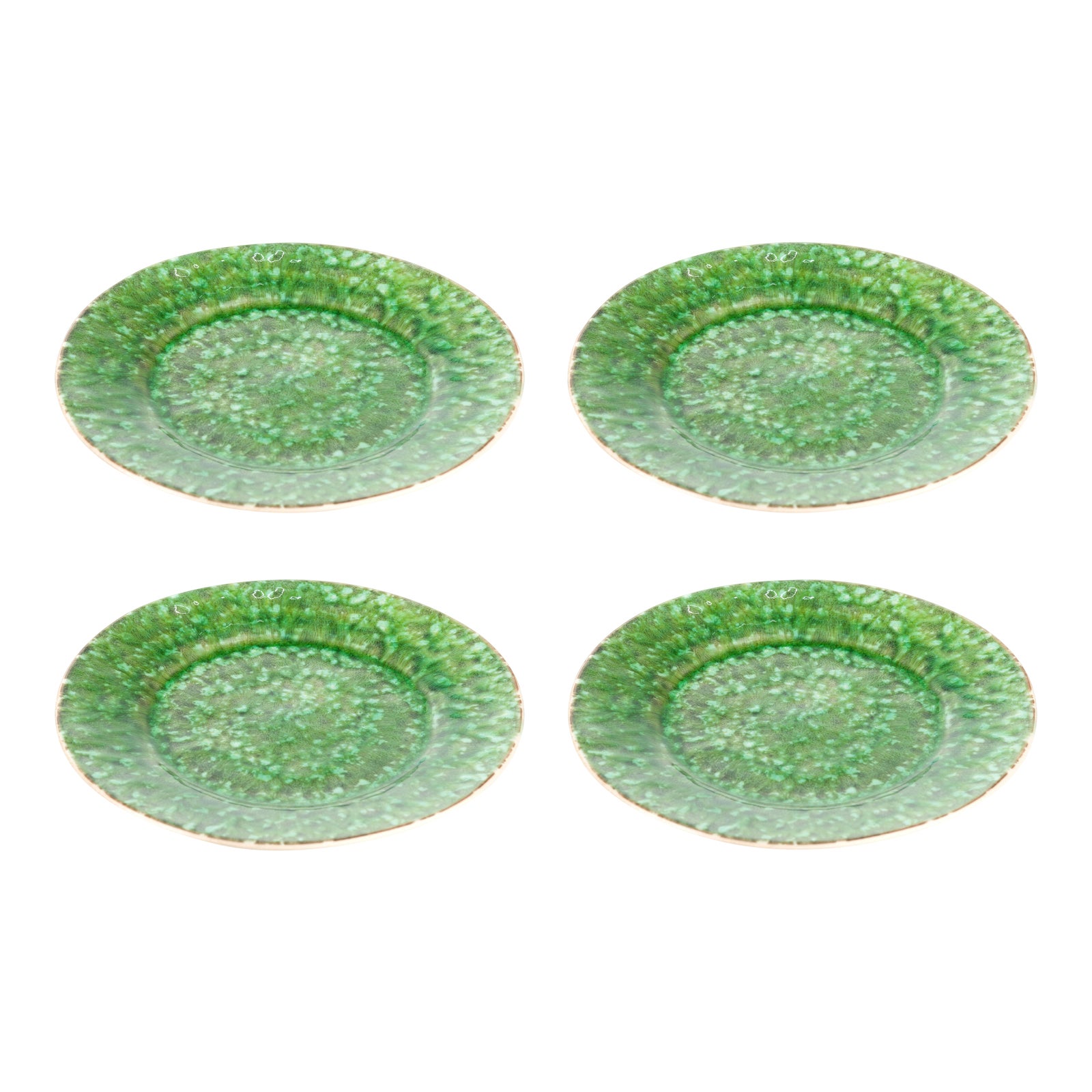 Bali Green Salad Plates Set of 4 Chairish