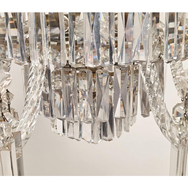 1900 - 1909 Crystal Chandelier, Northern Europe, Circa 1900 For Sale - Image 5 of 8