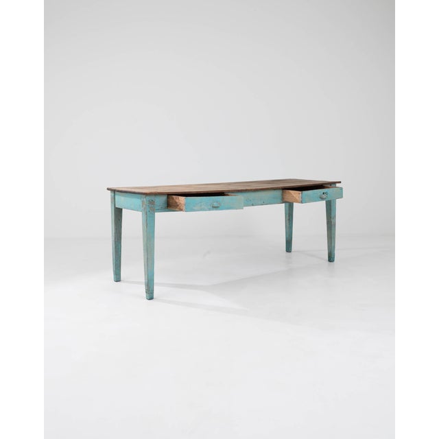 French Early 20th Century French Wooden Dining Table For Sale - Image 3 of 18