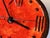 Brutalist Ceramic Wall Clock with Junghans Movement from Krösselbach, Germany, 1960s For Sale - Image 11 of 12