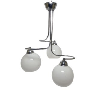 Art Deco Style Chandelier, Poland, 1970s For Sale