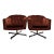 Mid-Century Modern Swivel Chairs- a Pair For Sale