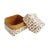 Handmade cowry shell on woven grass box. Beautiful charming small decorative box to display and/or hold your special...