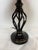 Black Vintage Style Twisted Cage Table Lamp For Sale - Image 8 of 12
