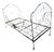 Antique Iron Folding Bed For Sale