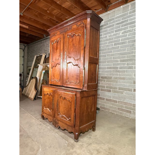 French Antique French 19th Century Fruitwood Buffet For Sale - Image 3 of 4