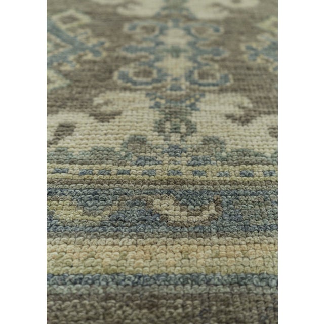 Turkish Turkish Oushak Rug 2'8" x 5'4" #19457 For Sale - Image 3 of 8