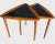 Pair of 1960s Danish Modern Teak Triangle End Tables With Black Laminate For Sale - Image 13 of 13