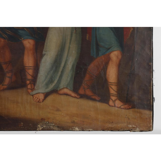 Unknown, Christ's Passion, 1900s, Oil on Canvas For Sale - Image 5 of 11
