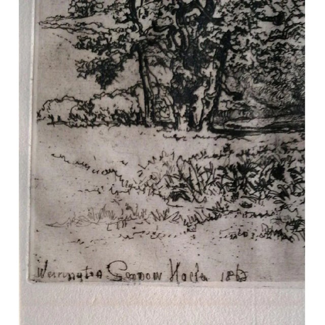 La Roxerie is an original modern artwork realized by the English artist Sir Francis Seymour Haden (1818 – 1910) in 1867....