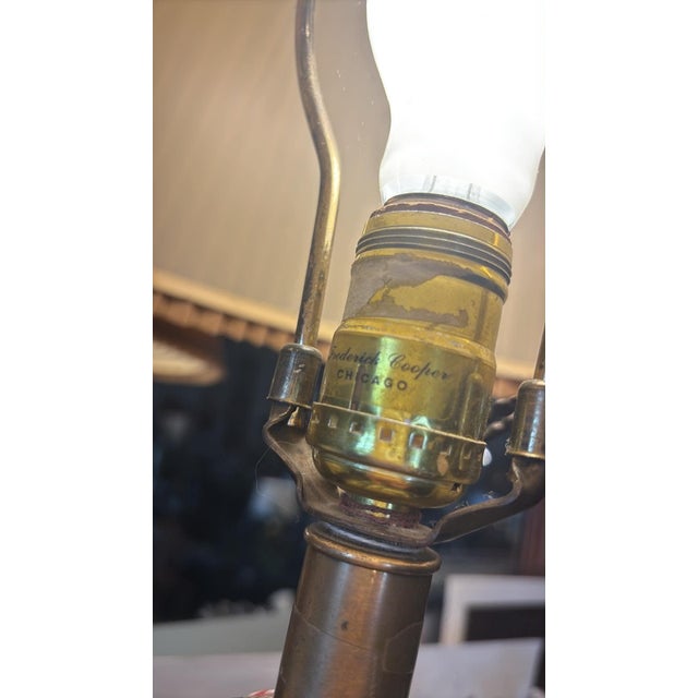 1970s Vintage Frederick Cooper Chinoiserie Style Table Lamp For Sale - Image 5 of 5
