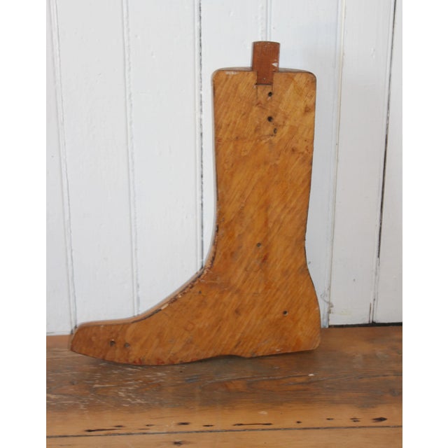 American Early-Mid 20th Century Cobbler's Boot Last/Form #10 For Sale - Image 3 of 5