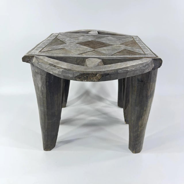 Early 20th Century Nupe Wood Stool Nigeria For Sale In Denver - Image 6 of 9