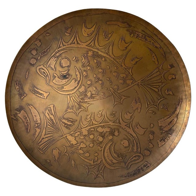 Scandinavian Wall Plate with Two Fishes by Björn Wiinblad, 1960s For Sale - Image 14 of 14