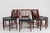 A stunning set of 8 art deco dining chairs. handcrafted and designed by fritz hansen a/s in denmark in the 1940s. stamped...