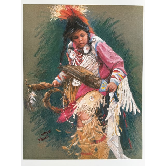 1988 Bonnie Conrad "Tradition Audition" Signed Numbered Native American Print This product is a limited edition print...