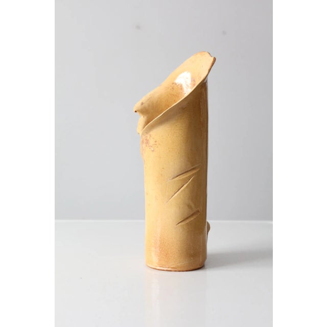 Free Form Studio Pottery Vase Circa 1999 For Sale - Image 6 of 13