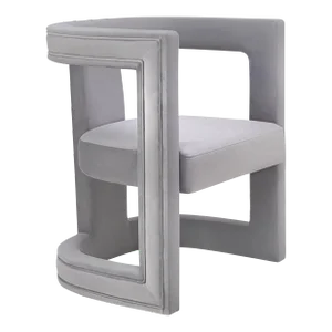 Ada Grey Velvet Chair