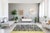 5x8 Mira Iris Yellow Abstract Modern Hand Knotted Wool Carpet Rug For Sale In New York - Image 6 of 6
