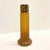 Vintage Amber Art Glass Vase With Brass Collar Mount For Sale - Image 4 of 10