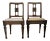 19th Century Walnut Side Chairs - a Pair For Sale