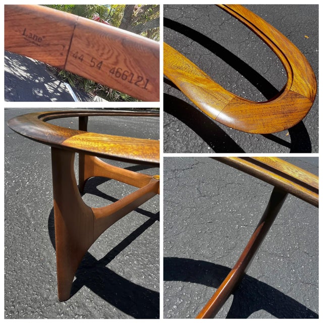Mid Century Modern Boomerang Coffee Table Frame | Silhouette Series by Lane Furniture For Sale - Image 12 of 12