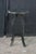 Vintage Arts & Crafts Oak Black Octagonal Plant Stand Pedestal Table 25" For Sale - Image 4 of 16