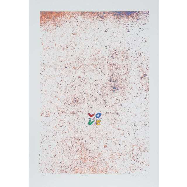 Pop Art Love, Pop Art Serigraph by Max Epstein For Sale - Image 3 of 3