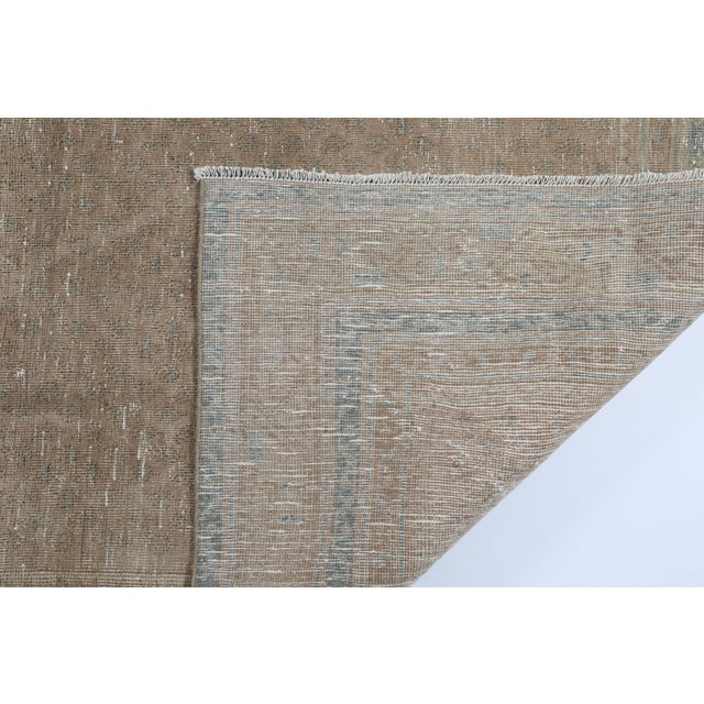 Antique Persian Tribal Rug With Soft Earth-Tone Patina - 7' 2'' X 11' 2'' For Sale - Image 10 of 10