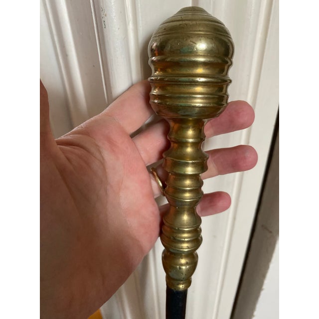 Antique Victorian Ornate Fireplace Tool Set For Sale - Image 11 of 12