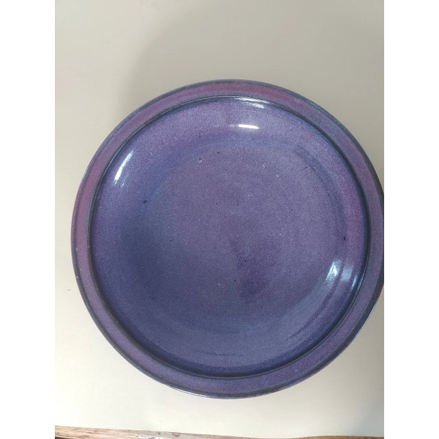 Mid-Century Modern Mid-Century David Morris Berry Glazed Pottery Bowl For Sale - Image 3 of 9