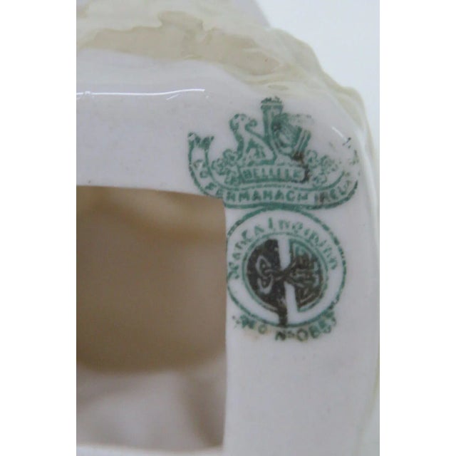 Belleek Ireland Porcelain Ivory Yellow Luster Leprechaun Figurine For Sale In Miami - Image 6 of 10