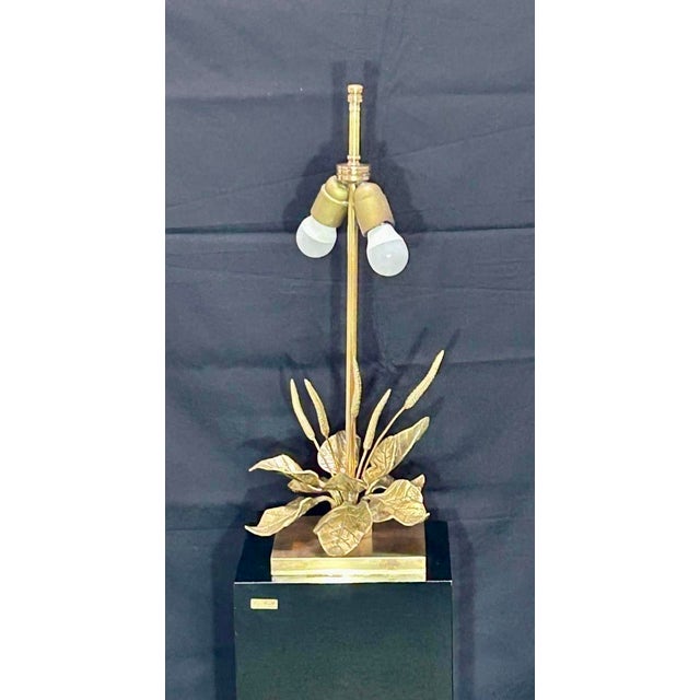 Vintage Lamp in Bronze and Brass, 1970s For Sale - Image 6 of 15