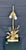 Vintage Lamp in Bronze and Brass, 1970s For Sale - Image 6 of 15