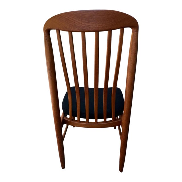 Wood Set of Six Benny Linden Danish Modern Teak Dining Chairs For Sale - Image 7 of 11