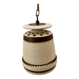 1970s Danish Ceramic Pendant Lamp