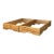 Vintage Stacked Rattan King Bed Base - Pair For Sale