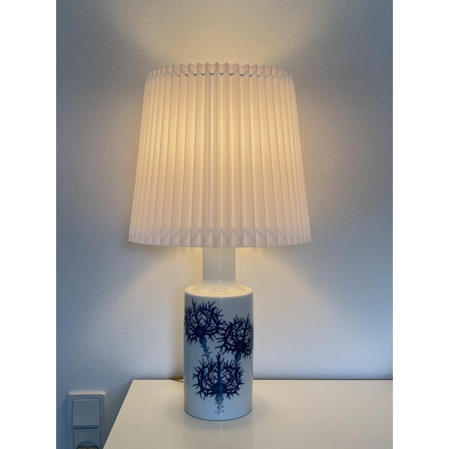 Fog & Mørup Thistle Table Lamp by Kaj Lange for Royal Copenhagen and Fog & Mørup, 1960s For Sale - Image 4 of 12